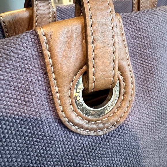 Dooney Bourke Canvas Tote Bag with Leather Accents - Picture 5 of 8
